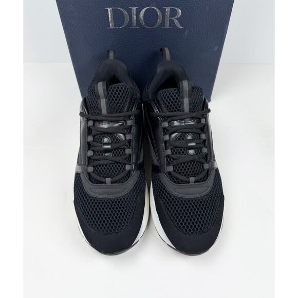Size 43EU/10US- Dior B22 Black White Leather Trainers? RETAIL $1.1K! main image 5